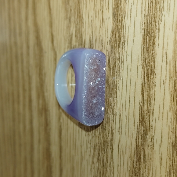 Agate Druzy Ring - Picture 1 of 9